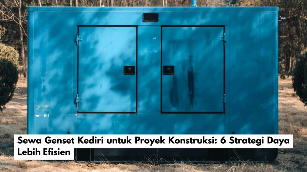 Sewa Genset Kediri untuk Proyek Konstruksi: 6 Strategi Daya Lebih Efisien
